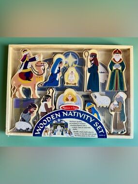 Melissa & Doug Wooden Nativity Set